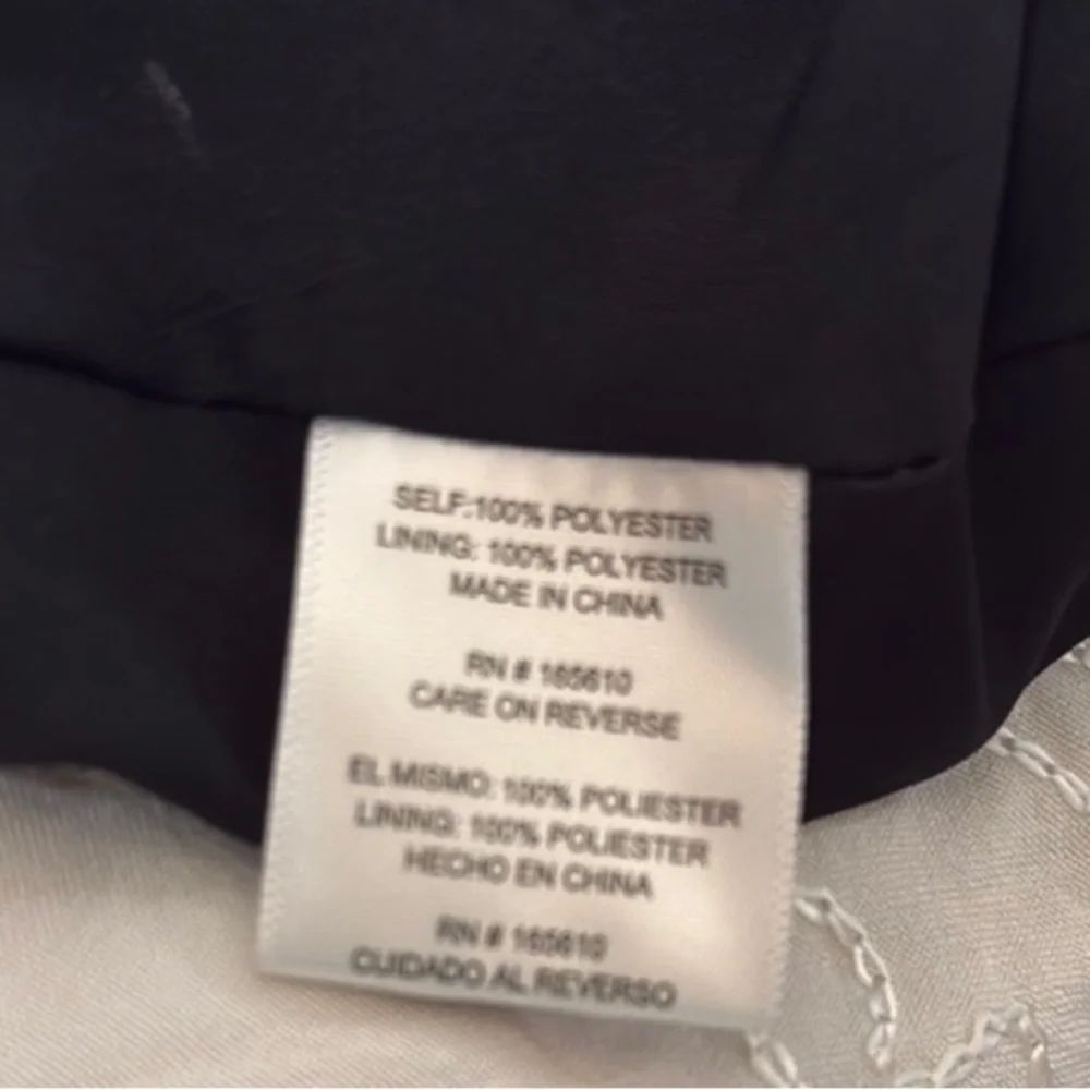 Ever After Black and Taupe Maxi A-Line Skirt with Slit SKU0669 - Picture 5 of 5